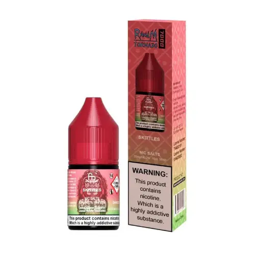 RandM Tornado 9000 Skittles 10ml Nic Salt E-liquid
