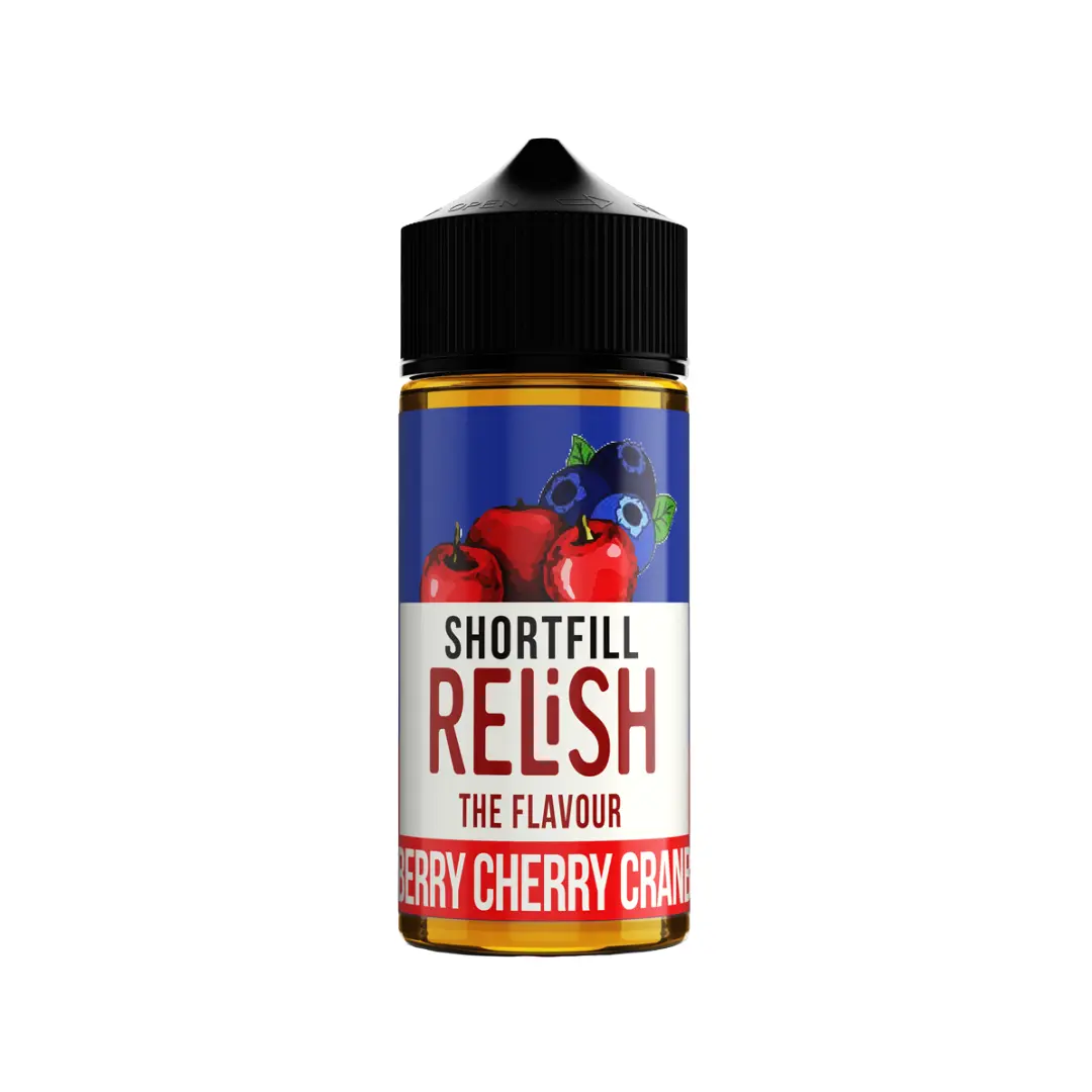Relish Blueberry Cherry Cranberry 100ml Shortfill E-liquid