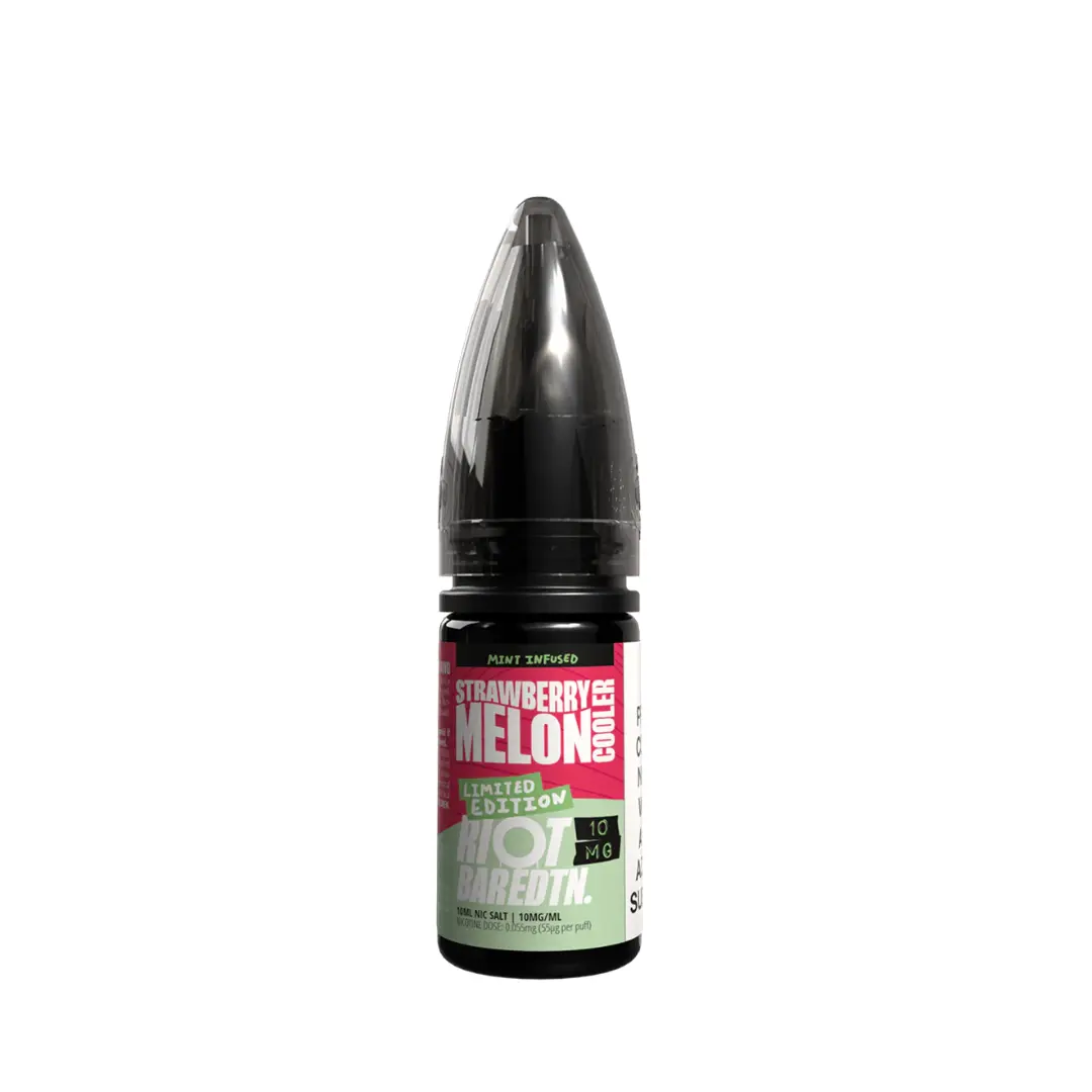 Riot Squad BAR Edition - Limited Edition Strawberry Melon Cooler 10ml Nic Salt E-liquid