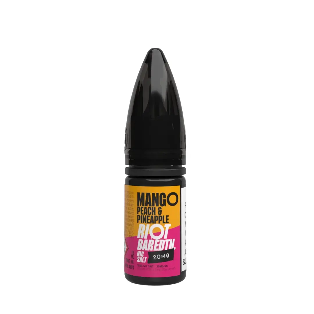Riot Squad BAR Edition Mango Peach & Pineapple 10ml Nic Salt E-liquid