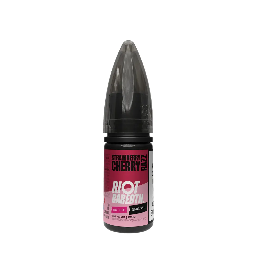 Riot Squad BAR Edition No Ice - Strawberry Cherry Razz 10ml Nic Salt E-liquid