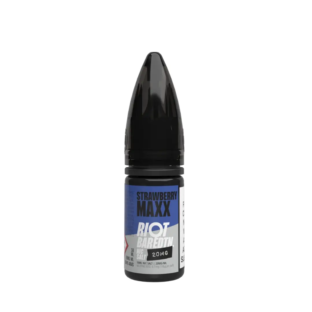 Riot Squad BAR Edition Strawberry Maxx 10ml Nic Salt E-liquid
