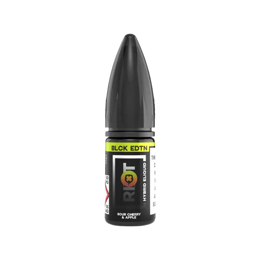 Riot Squad BLACK Edition Sour Cherry & Apple Nic Salt 10ml