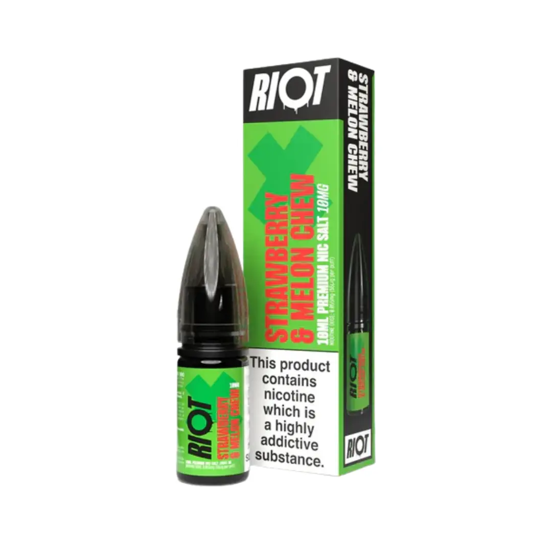 Riot X Strawberry & Melon Chew Nic Salt 10ml