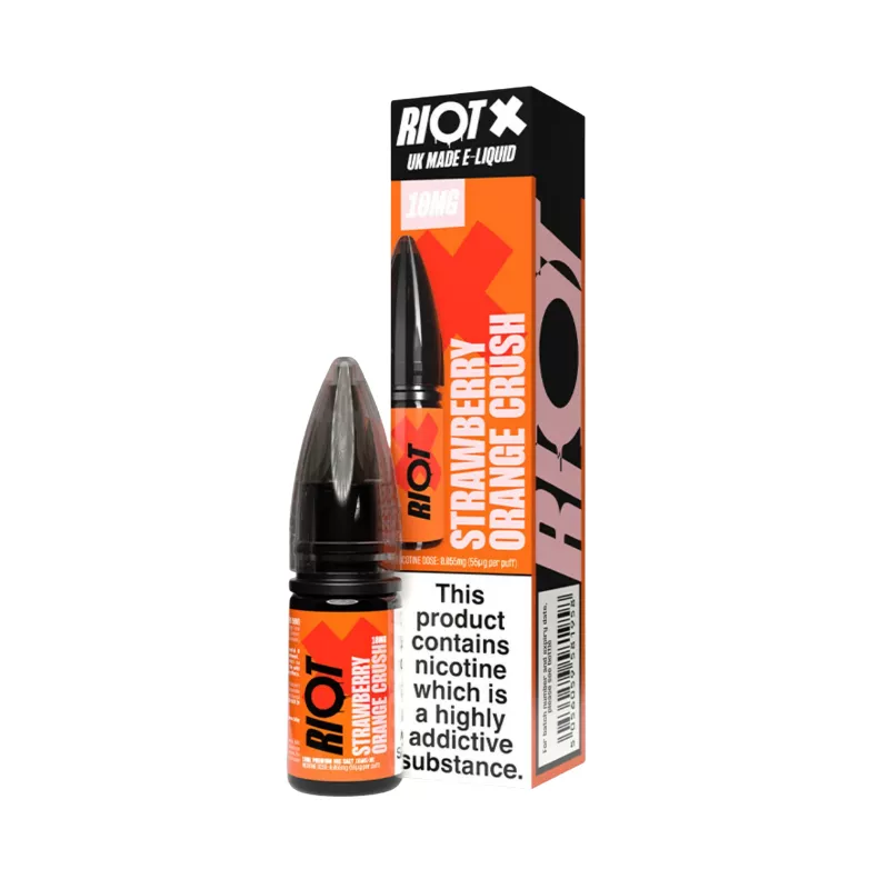 Riot X Strawberry Orange Crush Nic Salt 10ml