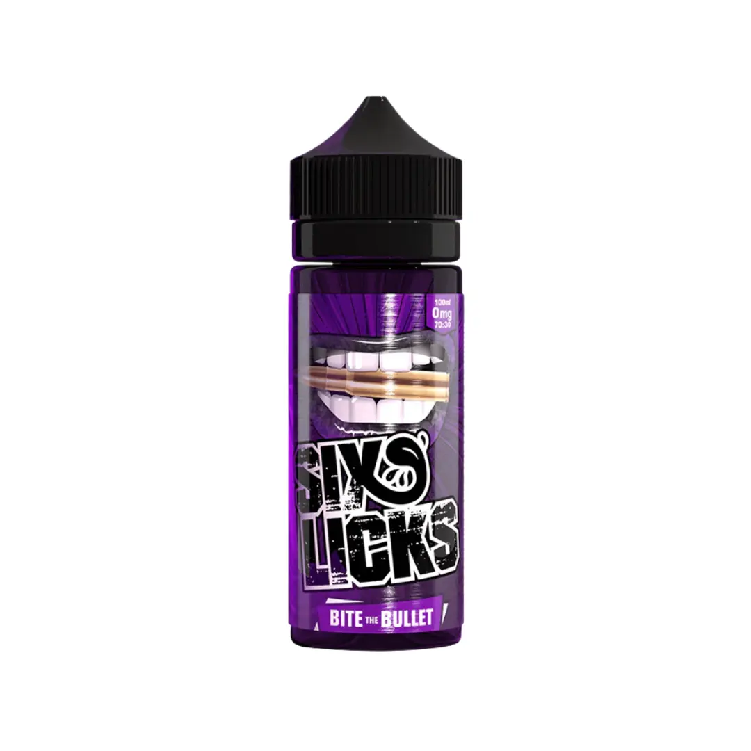 Six Licks Bite the Bullet 100ml Shortfill E-liquid