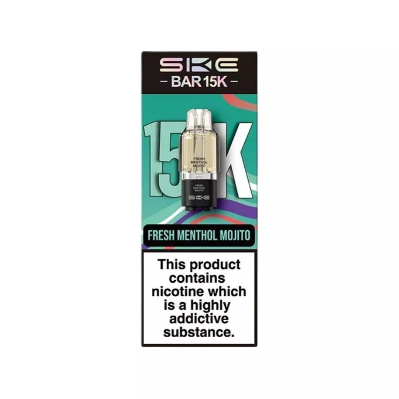 SKE Bar 15K Fresh Menthol Mojito Refill Pods