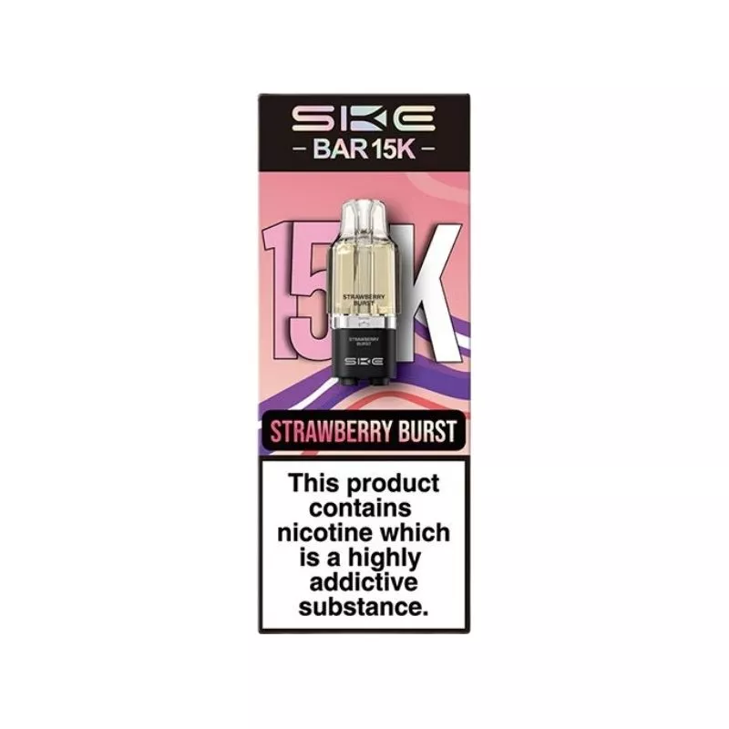 SKE Bar 15K Strawberry Burst Refill Pods