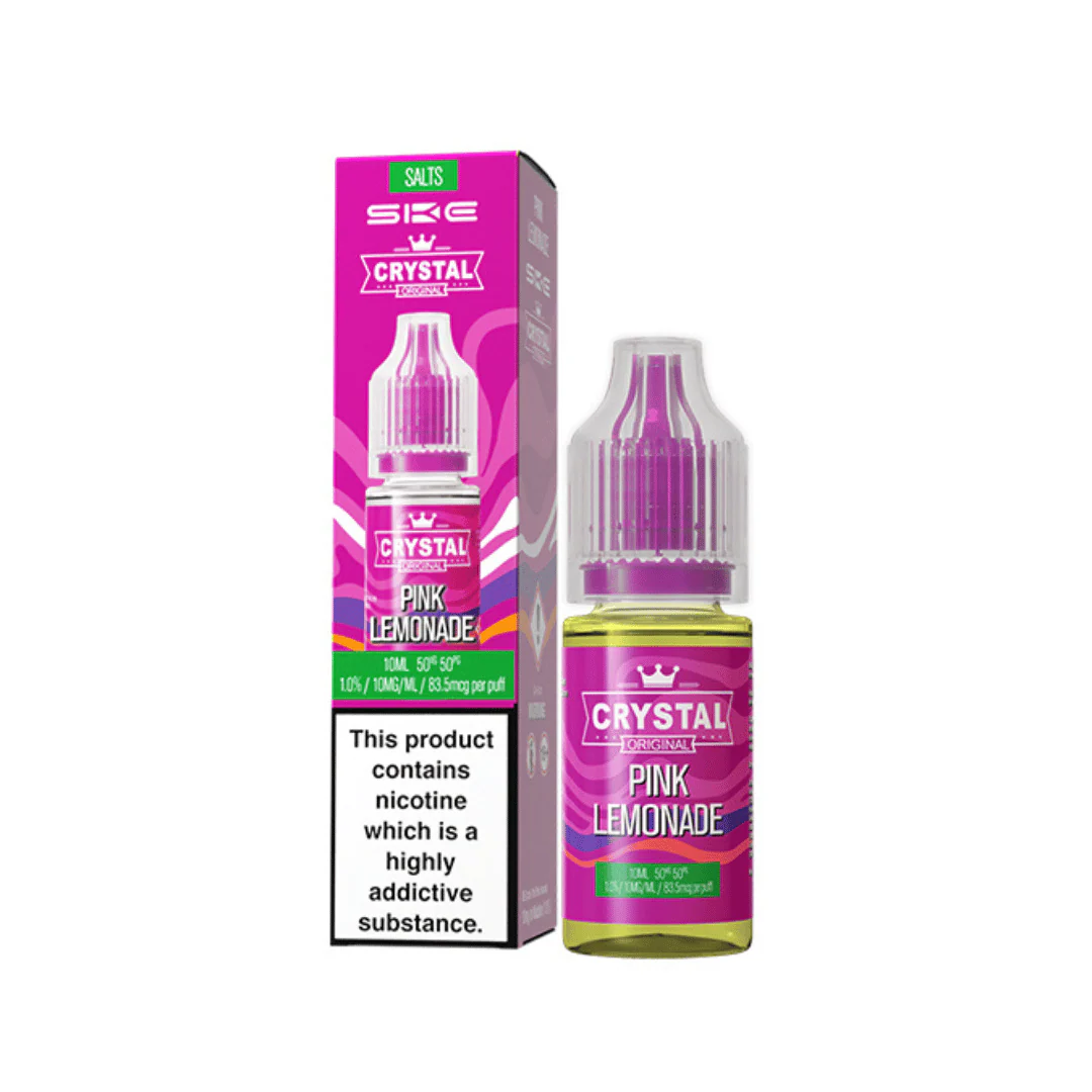 SKE Crystal Pink Lemonade 10ml Nic Salt E-liquid