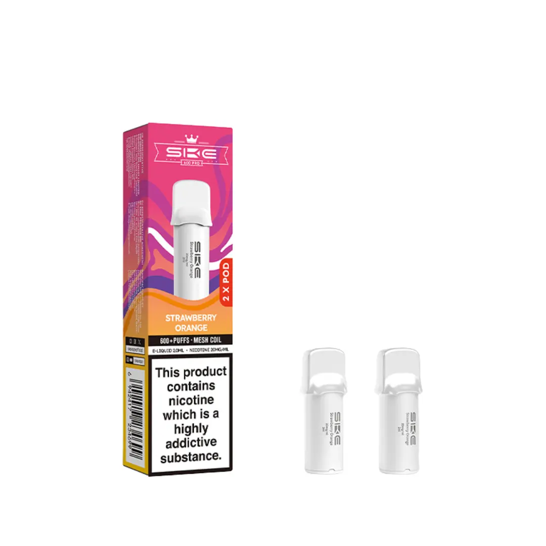 SKE Crystal Pro Strawberry Orange Prefilled Pods