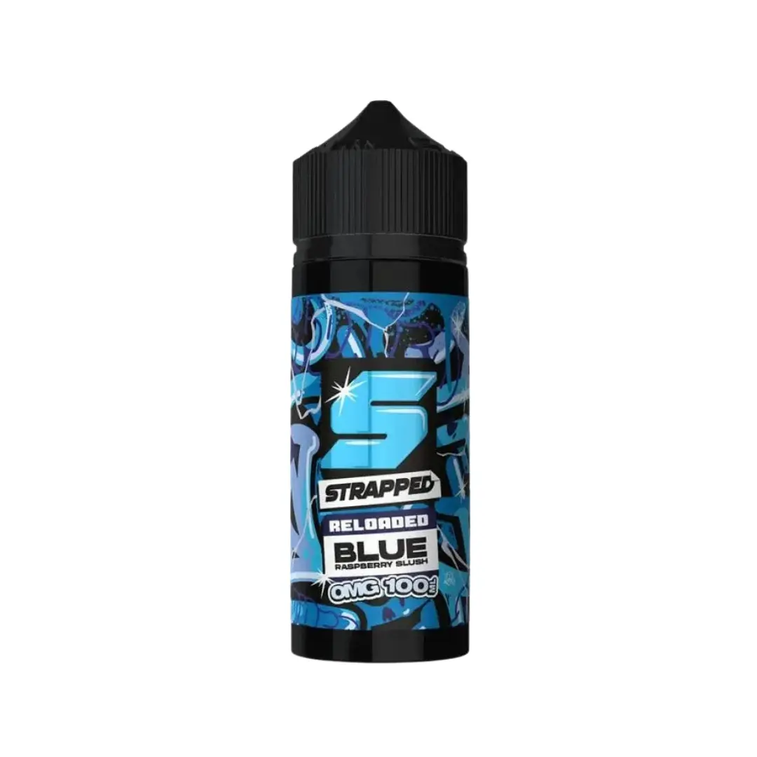 Strapped Reloaded Blue Raspberry Slush 100ml Shortfill