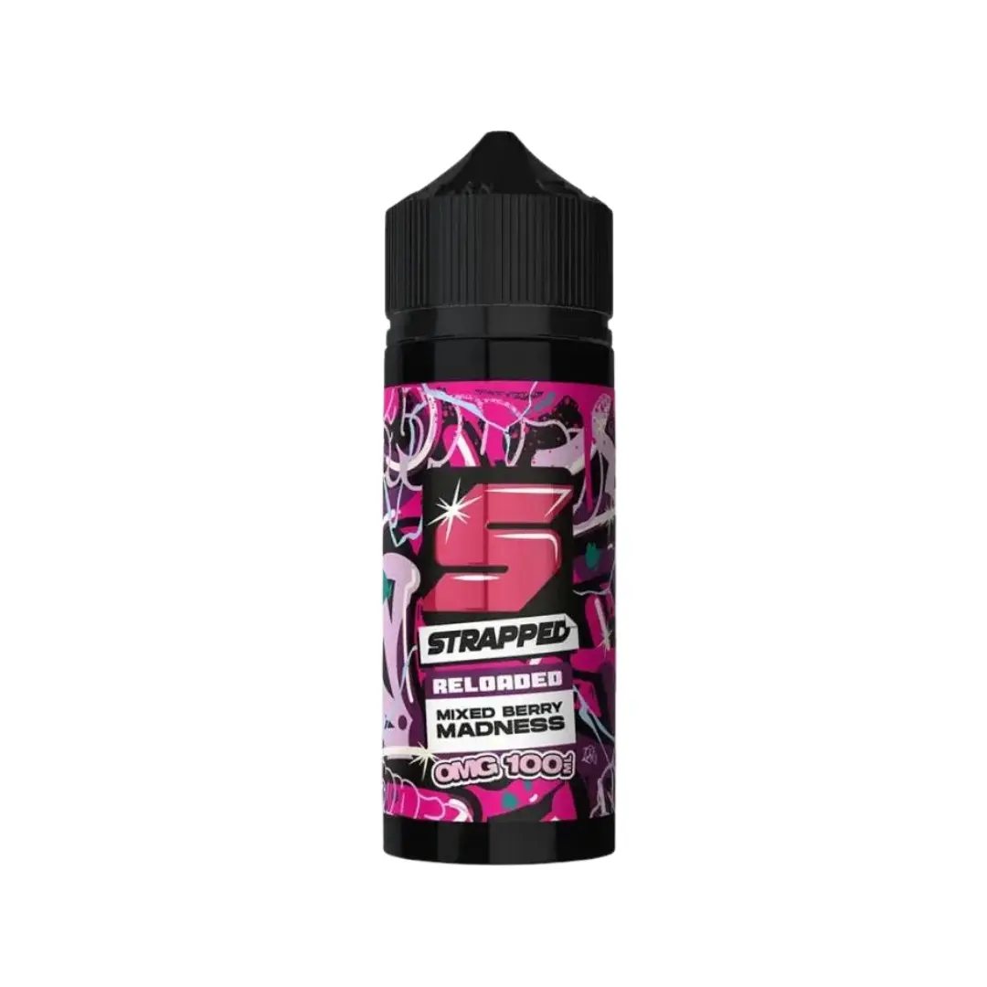 Strapped Reloaded Mixed Berry Madness 100ml Shortfill