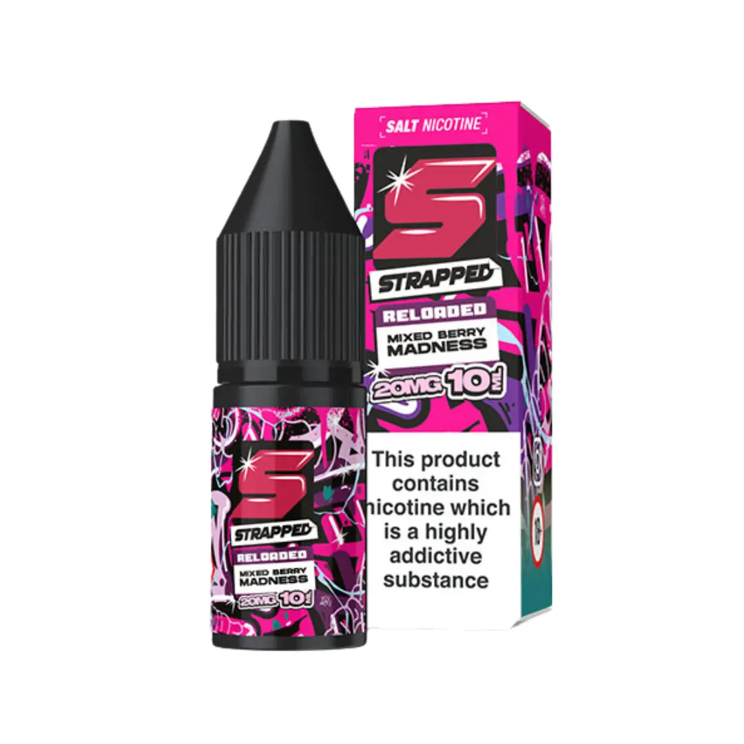 Strapped Reloaded Mixed Berry Madness 10ml Nic Salt