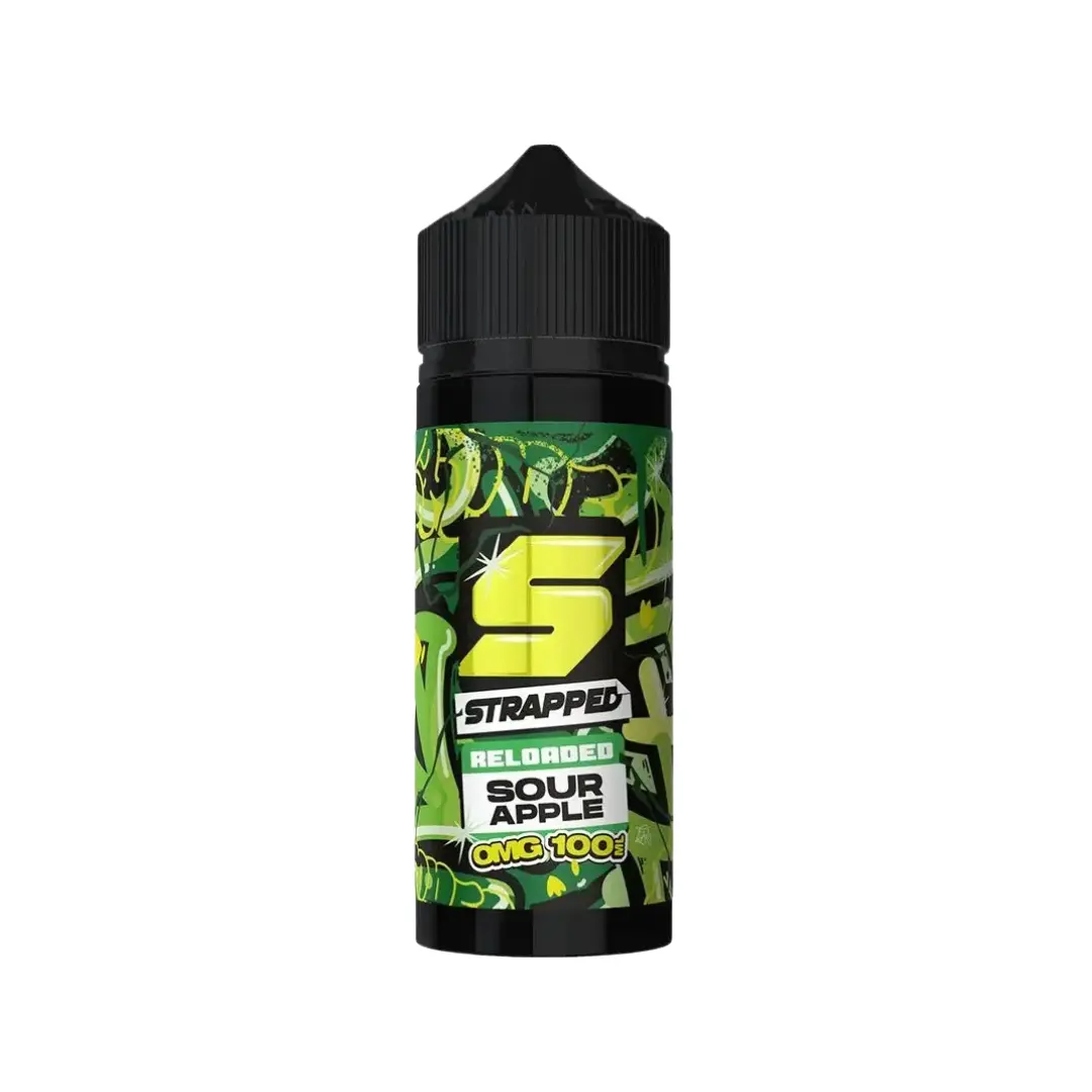 Strapped Reloaded Sour Apple 100ml Shortfill
