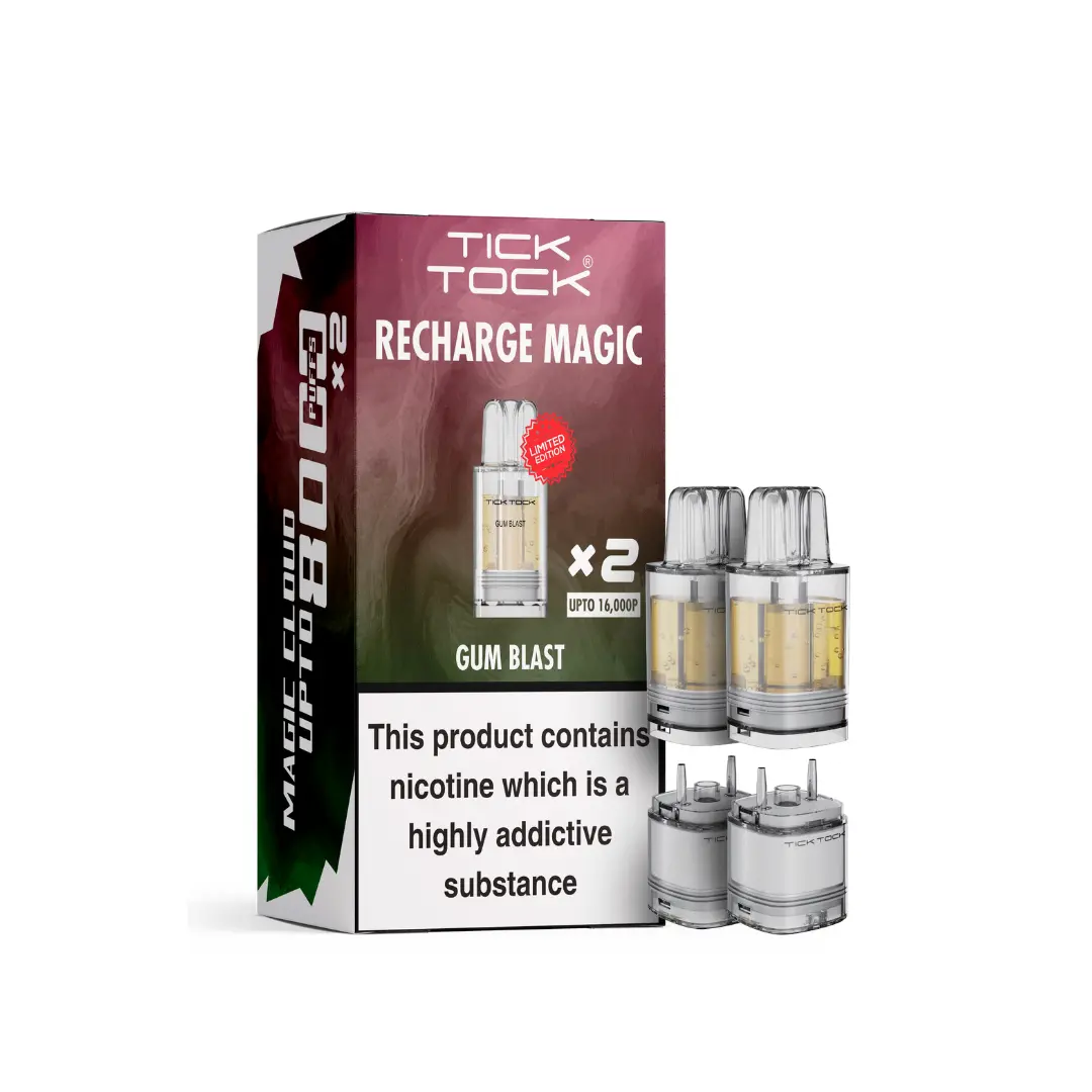 Tick Tock Magic 8000 Gum Blast Refill Pods