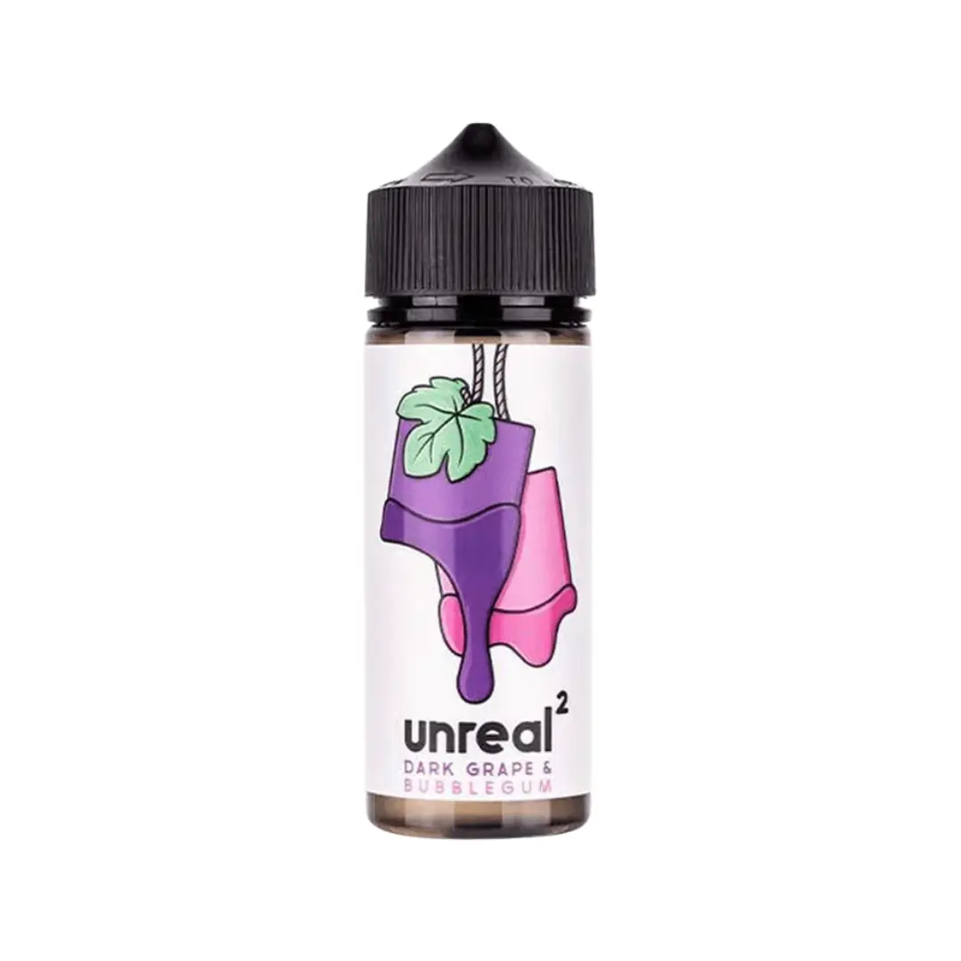 Unreal 2 Dark Grape & Bubblegum 100ml E-liquid