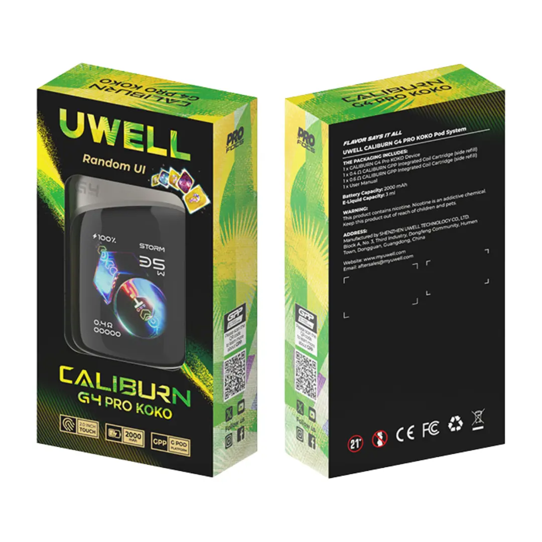Uwell Caliburn G4 Pro KOKO Pod Vape Kit - Image 10