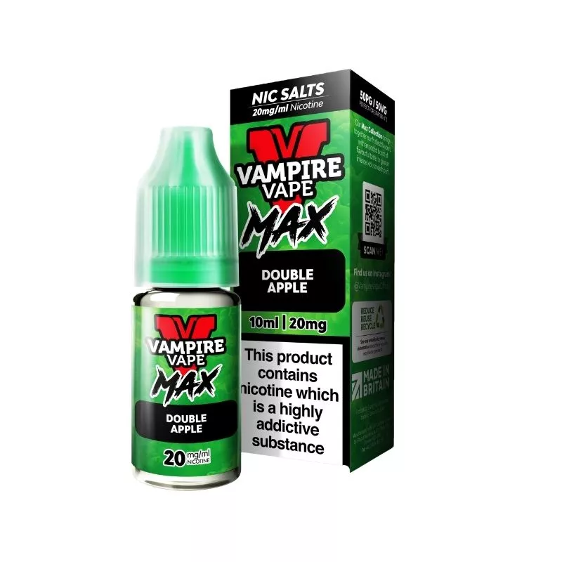 Vampire Vape MAX Double Apple 10ml Nic Salt