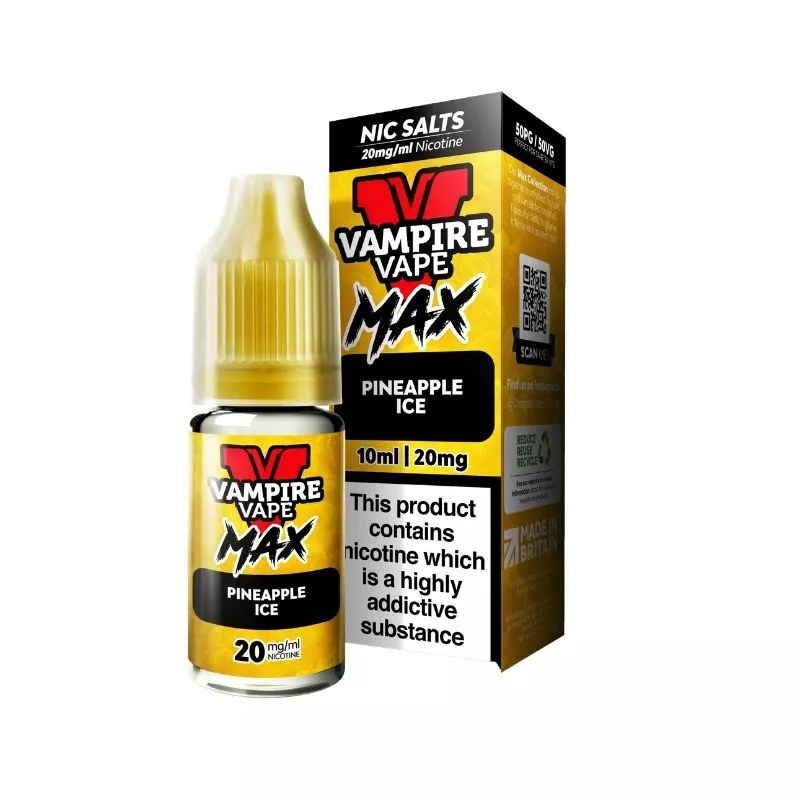 Vampire Vape MAX Pineapple Ice 10ml Nic Salt