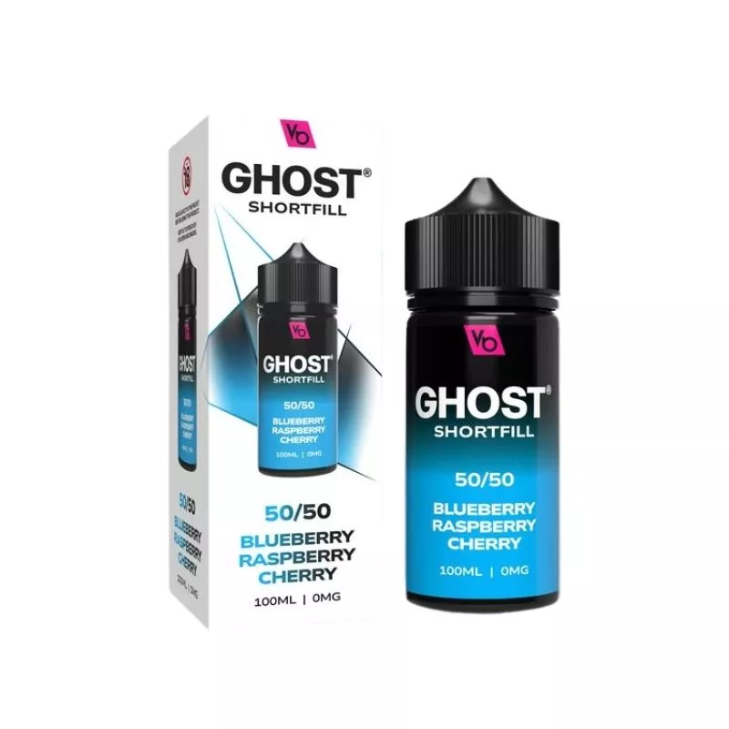 Vapes Bars Ghost Blueberry Raspberry Cherry 100ml Shortfill