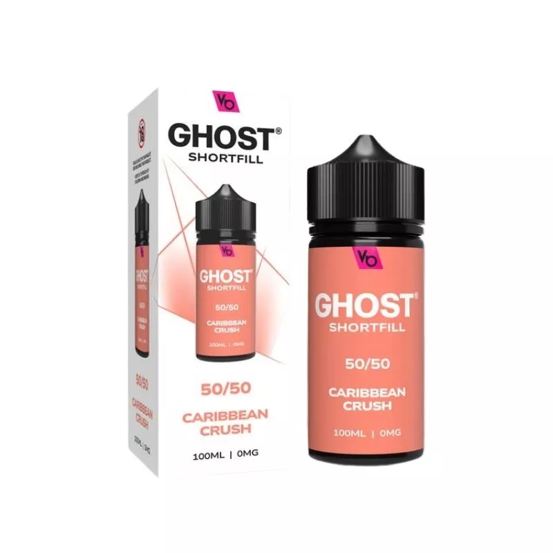 Vapes Bars Ghost Caribbean Crush 100ml Shortfill