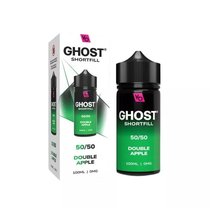 Vapes Bars Ghost Double Apple 100ml Shortfill