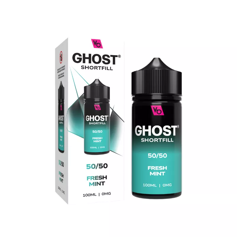 Vapes Bars Ghost Fresh Mint 100ml Shortfill