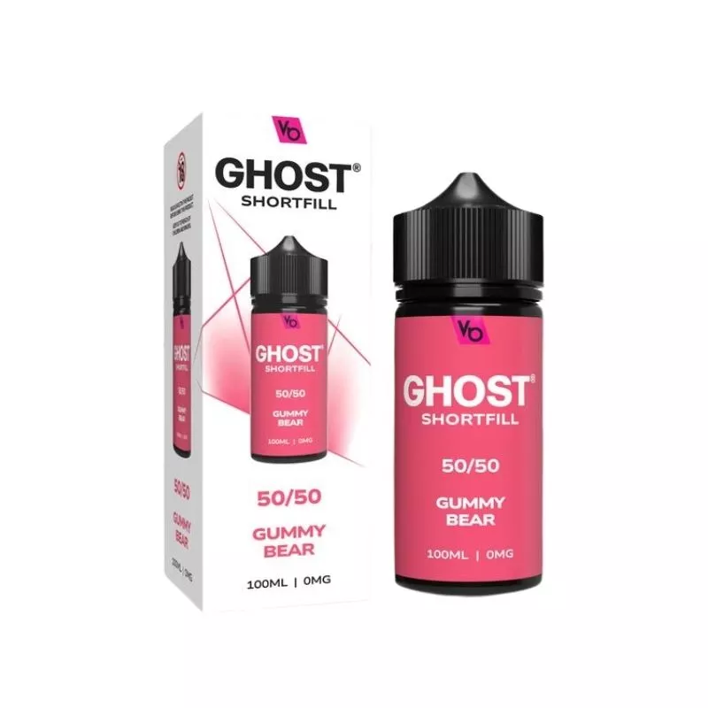 Vapes Bars Ghost Gummy Bear 100ml Shortfill
