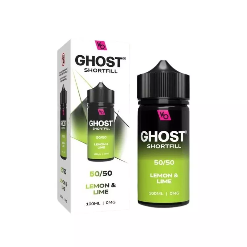 Vapes Bars Ghost Lemon & Lime 100ml Shortfill