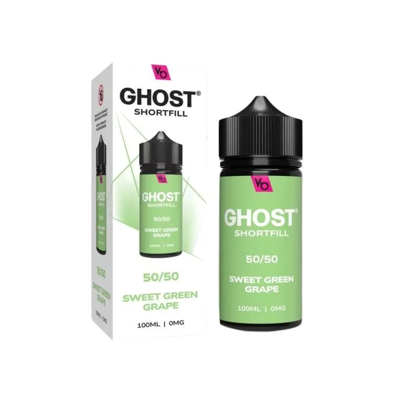 Vapes Bars Ghost Sweet Green Grape 100ml Shortfill