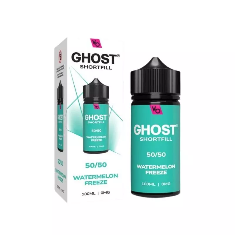 Vapes Bars Ghost Watermelon Freeze 100ml Shortfill