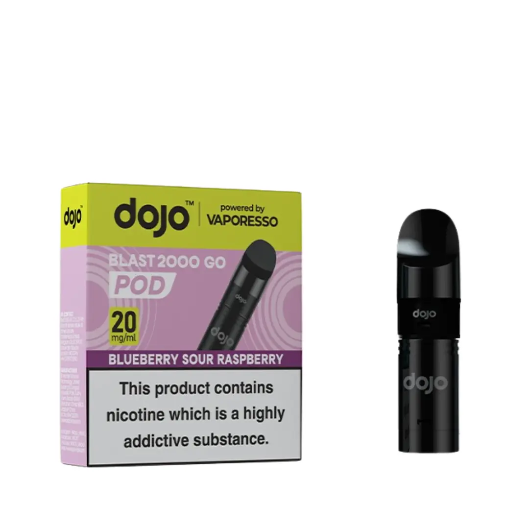Vaporesso Dojo Blast 2000 Go Blueberry Sour Raspberry Prefilled Pods