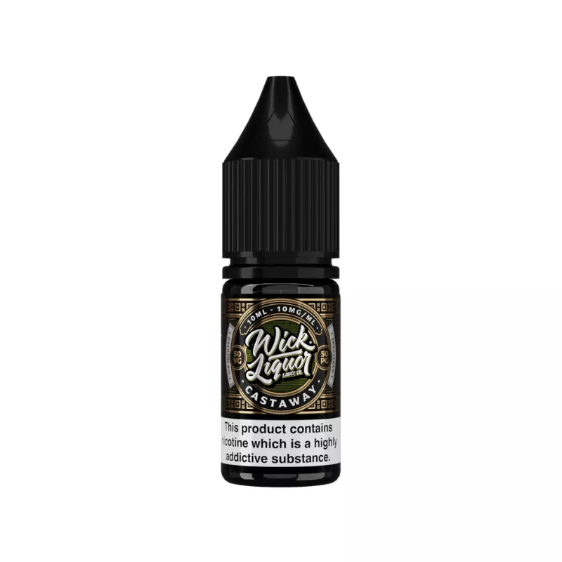 Wick Liquor Castaway Shattered 10ml Nic Salt