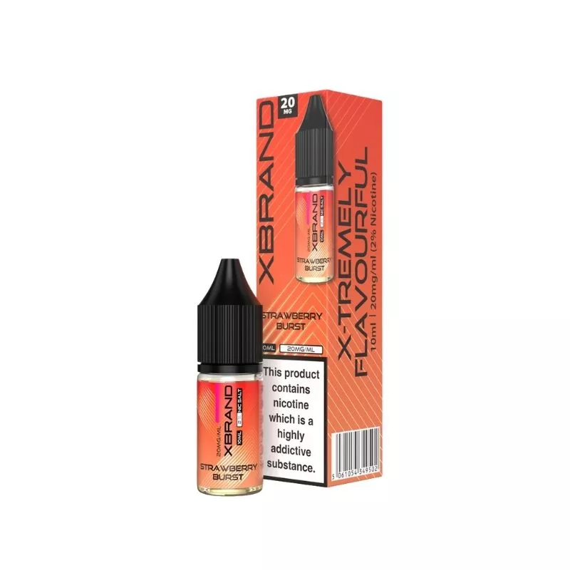 XBrand Strawberry Burst 10ml Nic Salts