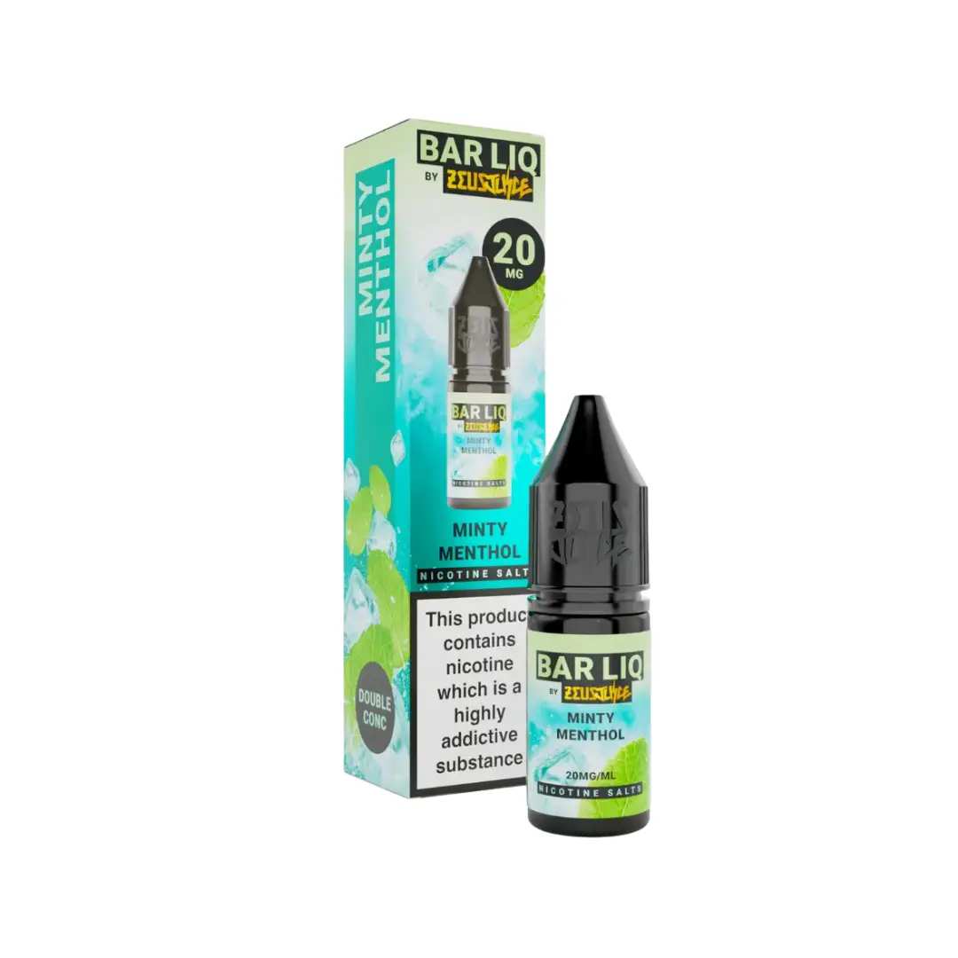 Zeus Juice Bar Liq Minty Menthol 10ml Nic Salt