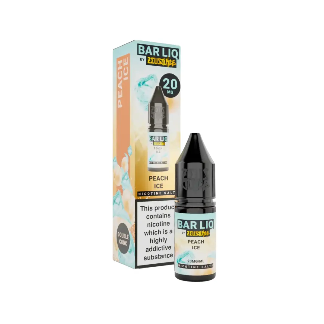 Zeus Juice Bar Liq Peach Ice 10ml Nic Salt