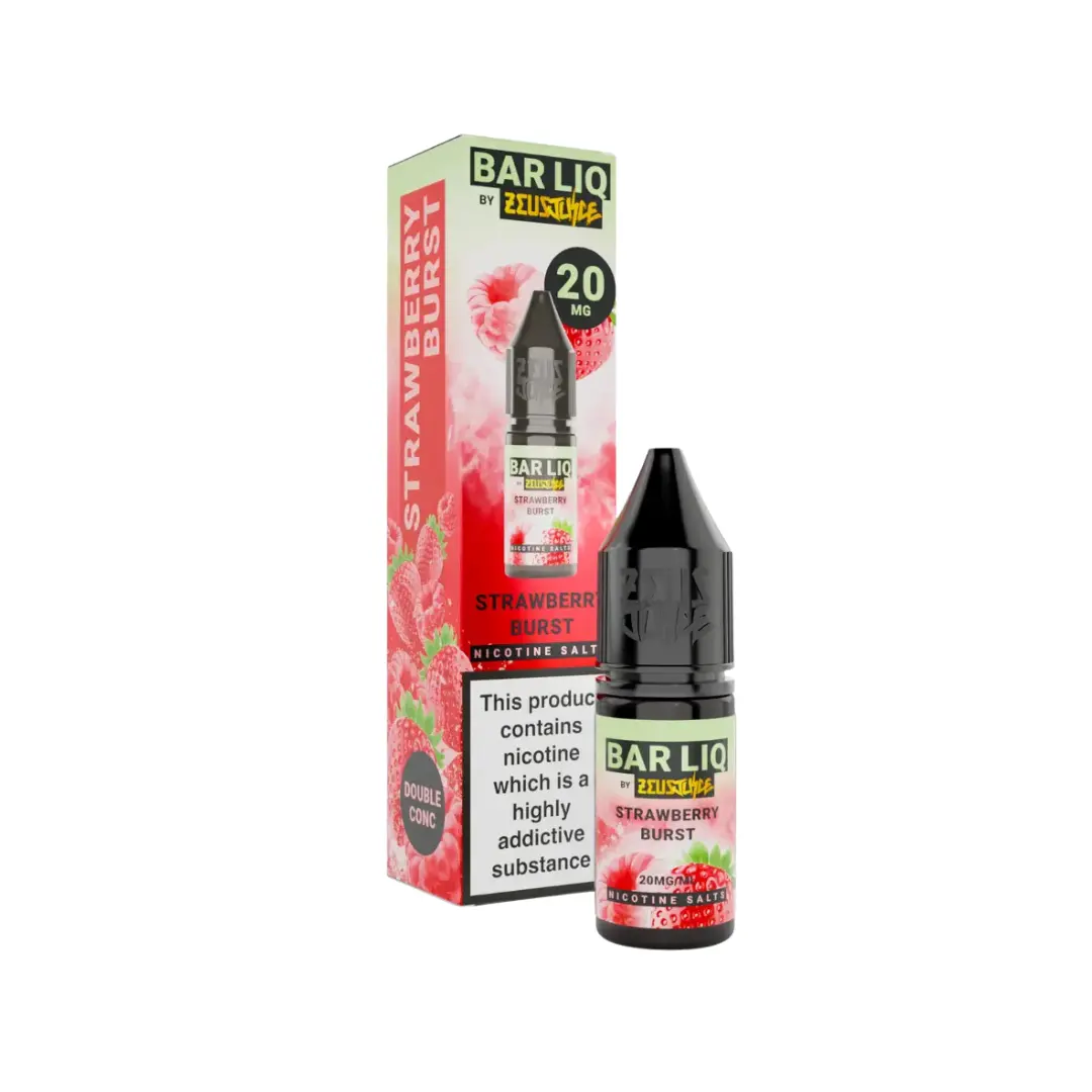 Zeus Juice Bar Liq Strawberry Burst 10ml Nic Salt